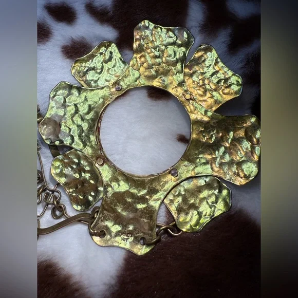 SOLD Vintage Mid Century Modernist JB Pericles of Haiti Brass-Chenet D'Haiti era - Picture 5 of 10